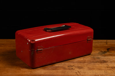 Vintage Floating Drawer Toolbox in Red