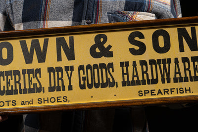 Early 20th Century General Store Advertising Sign