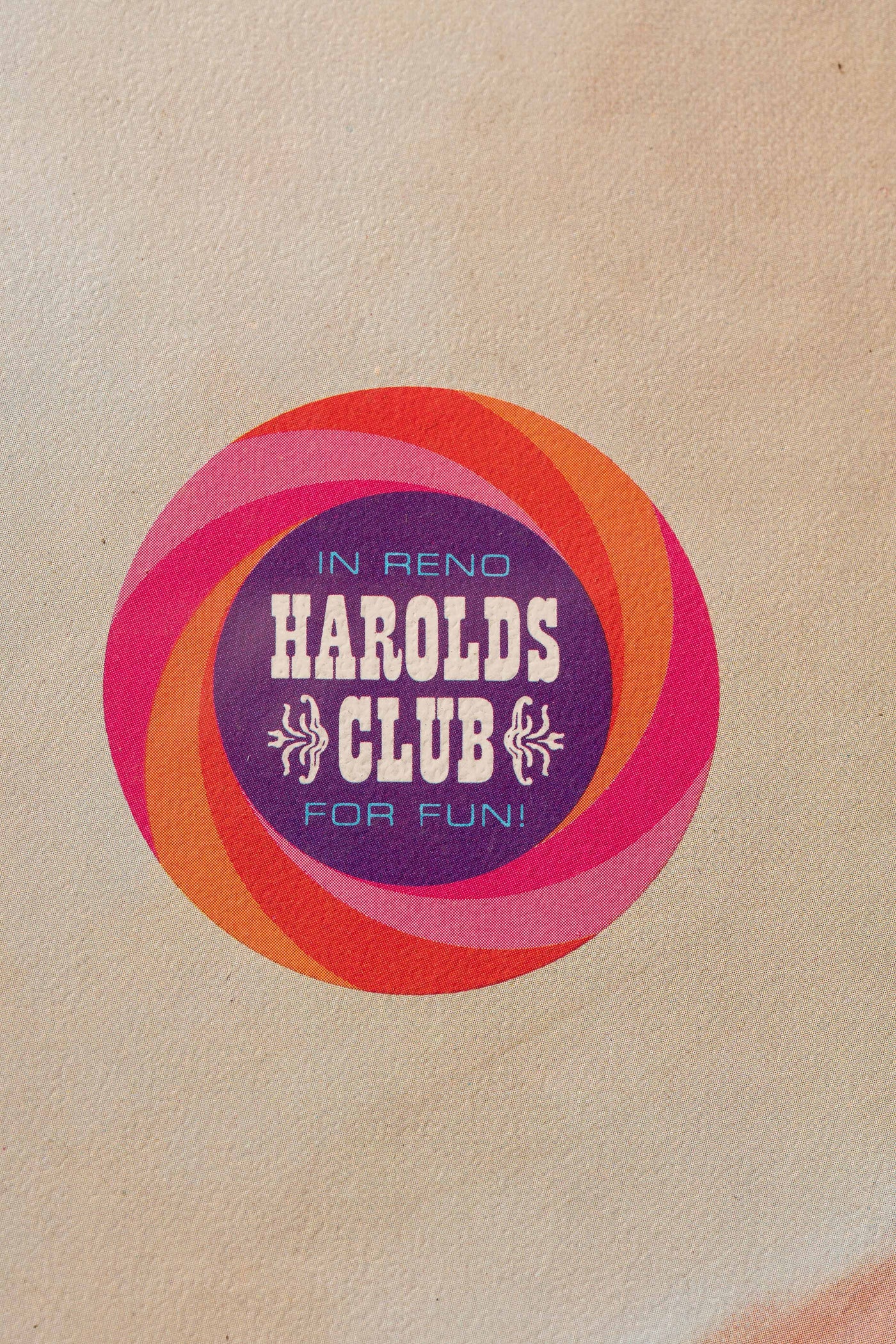 1970 Harolds Club Calendar Girl