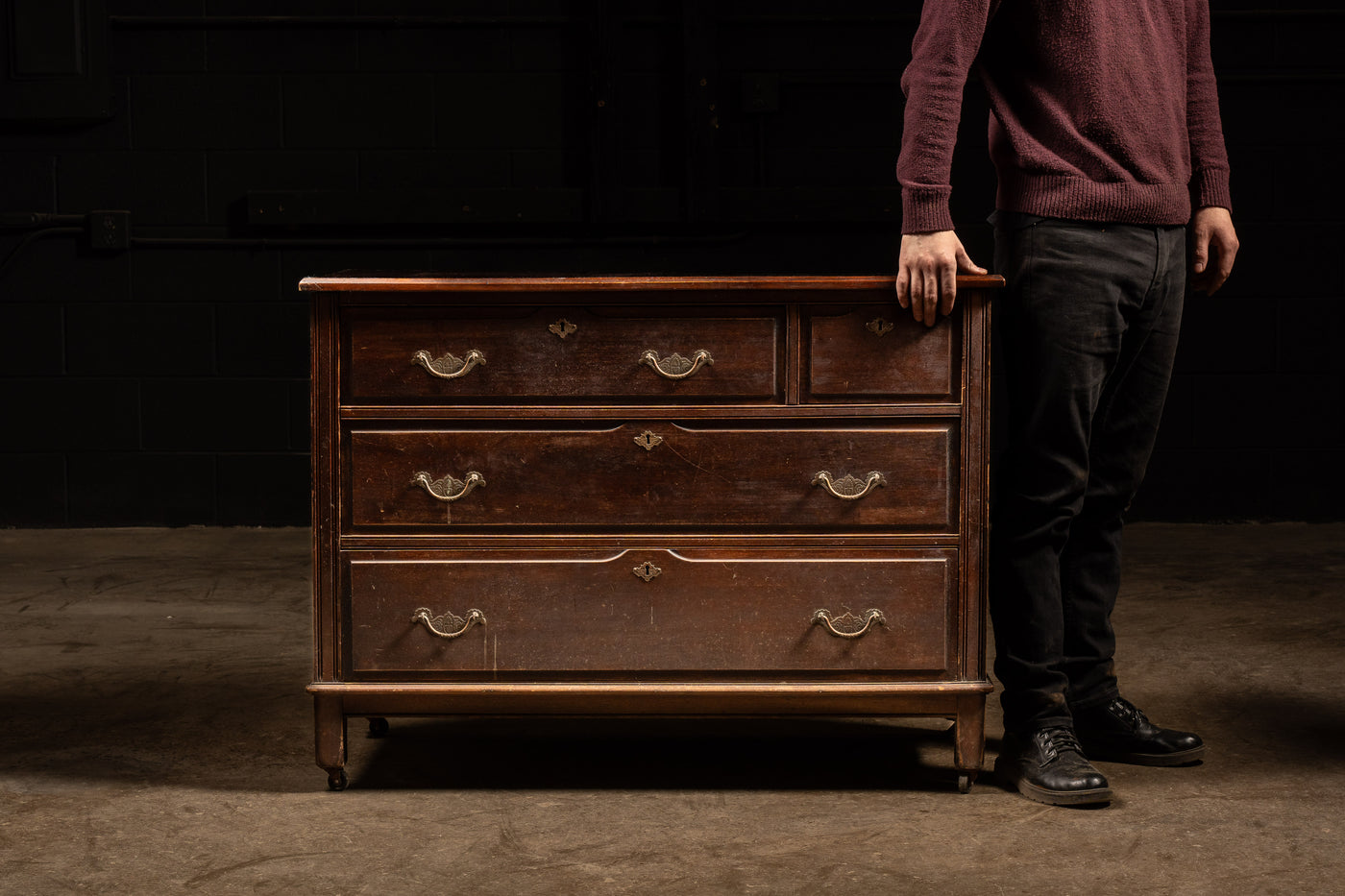 Early American Lowboy Dresser