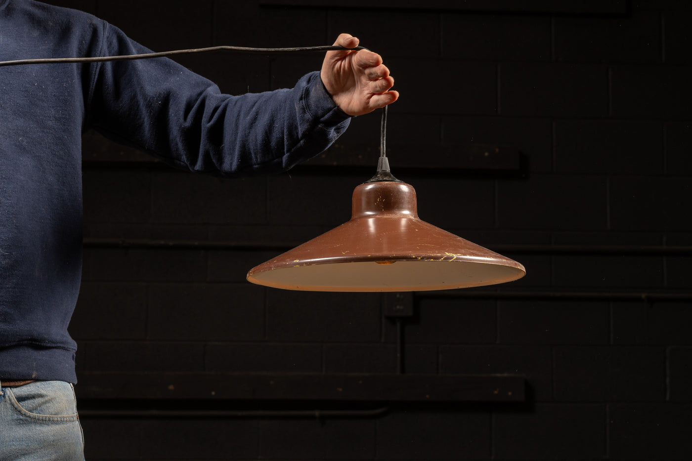 Vintage Hanging Industrial Lamp