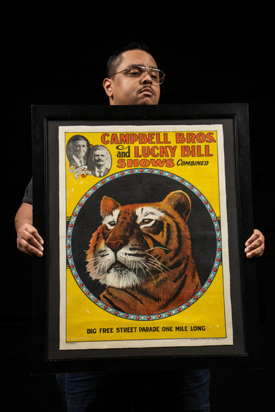 c. 1920 Campbell Bros. Framed Poster