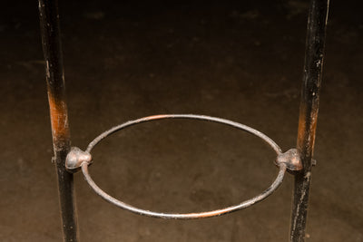 Antique Japanned Copper Coat Rack