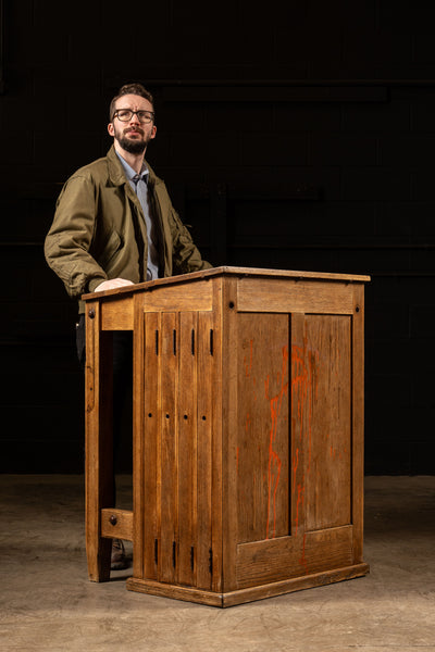 Antique C.F. Pease-Inspired Drafting Table