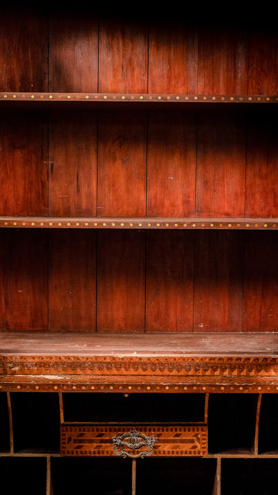 Late 19th Century Tramp Art Display Cabinet