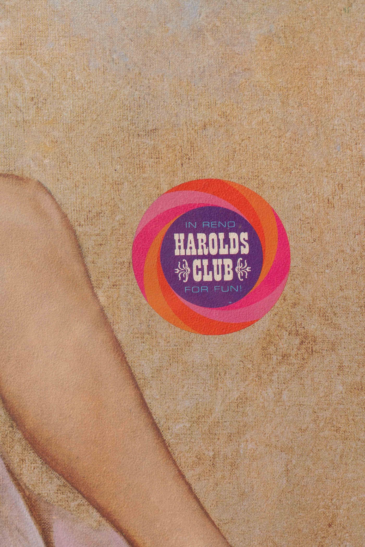 1971 Harolds Club Calendar Girl