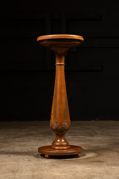 Antique Oak Pedestal