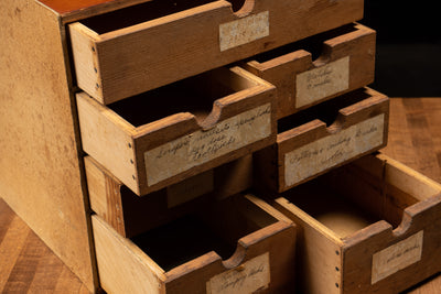 Antique Violin Maker's Cabinet