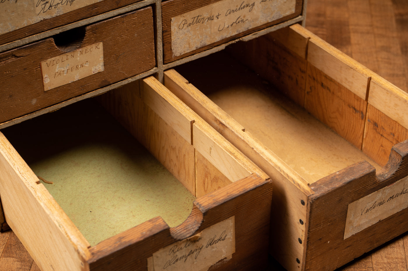 Antique Violin Maker's Cabinet