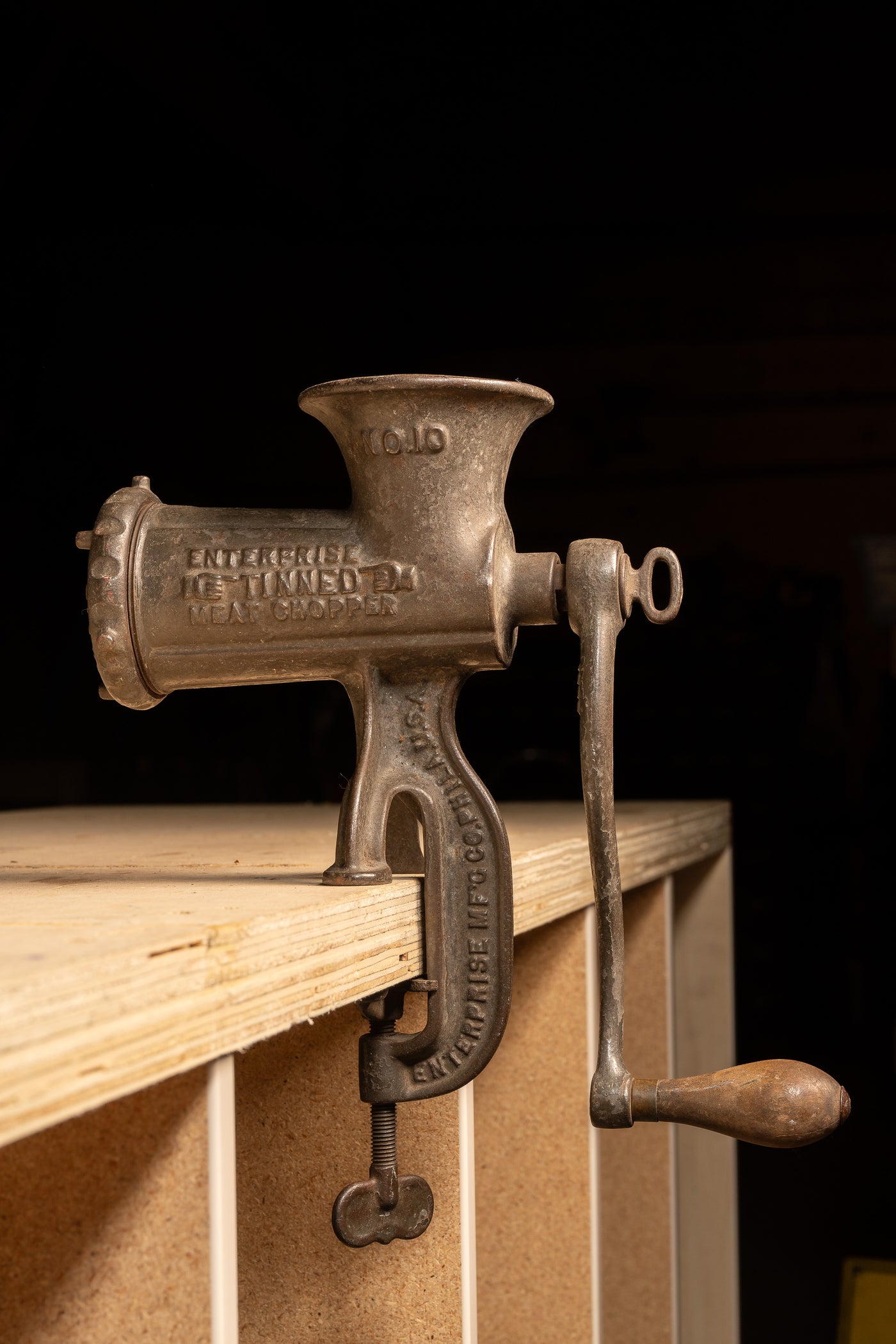 Late 19th Century Enterprise Tinned No. 10 Meat Chopper