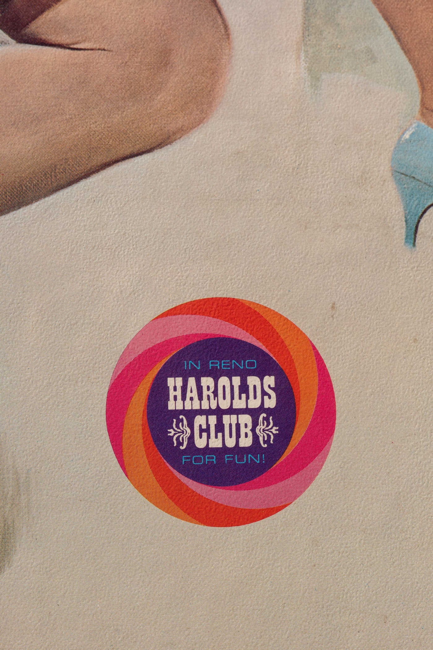 1971 Harolds Club Calendar Girl