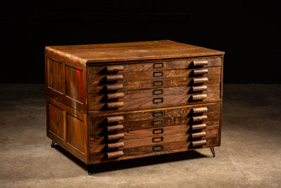 Early 20th Century K&E Double Stack Flat File