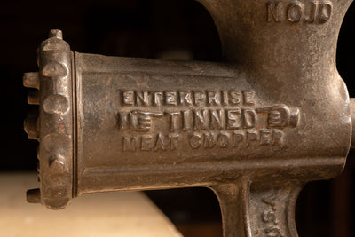 Late 19th Century Enterprise Tinned No. 10 Meat Chopper