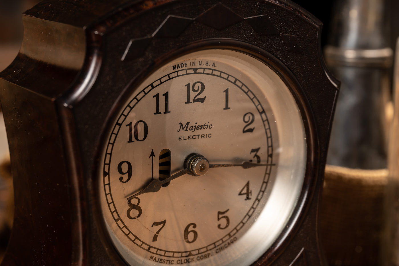 c. 1920s Majestic Bakelite Desk Clock