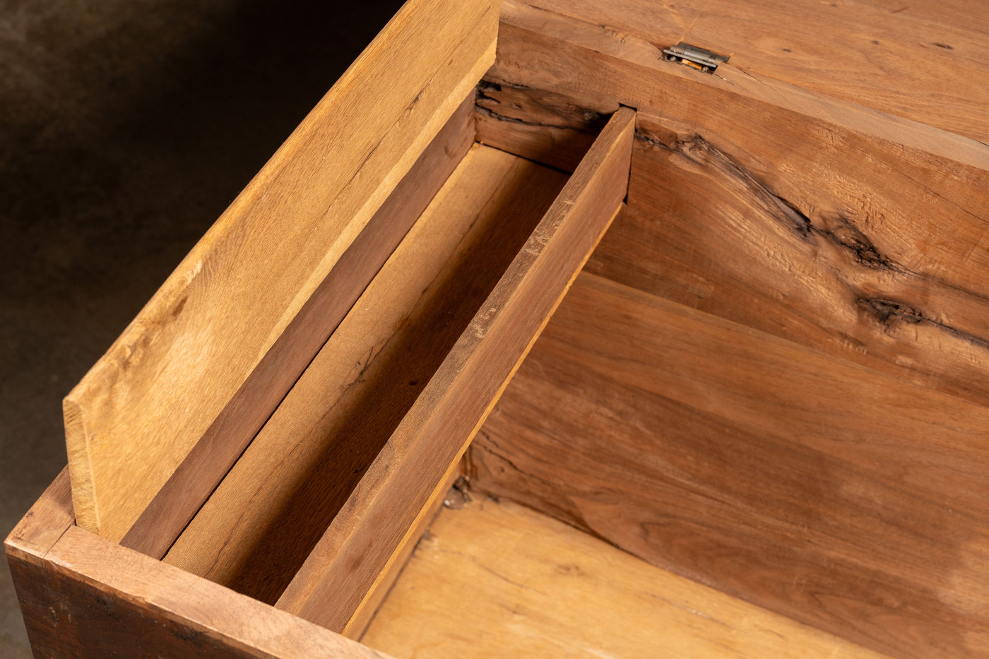 Early American Dovetail Linen Chest