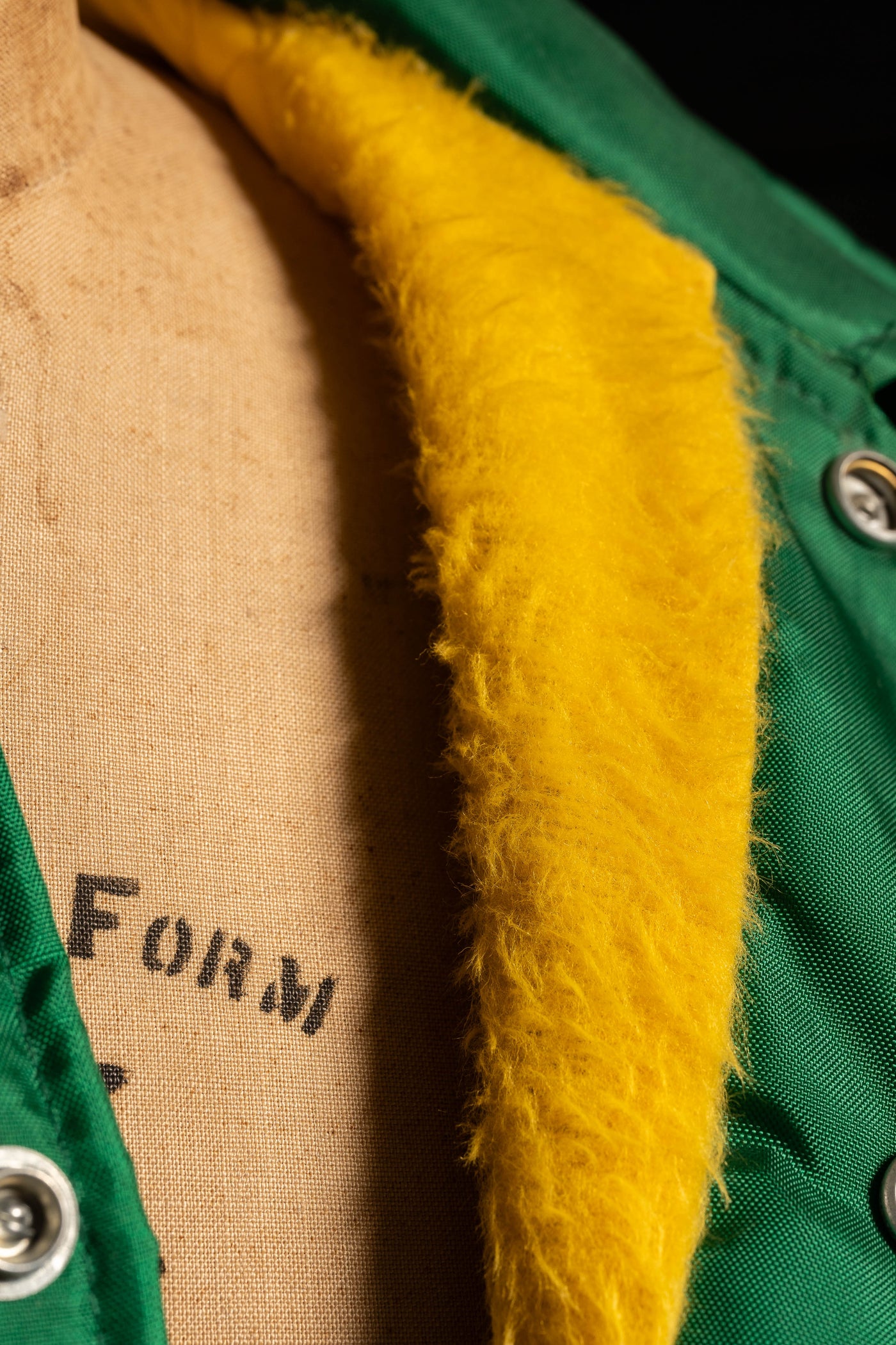 Green DeKalb Jacket with Faux Fur Lining