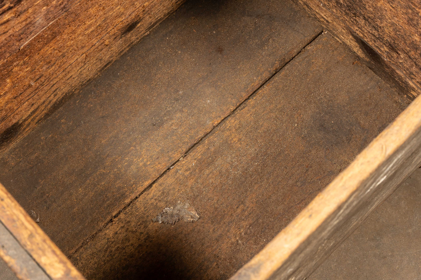 Early American Wooden Rolling Crate