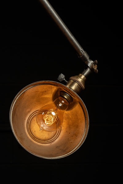 Vintage Industrial Articulated Steel Lamp