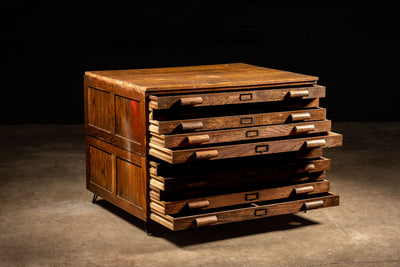 Early 20th Century K&E Double Stack Flat File