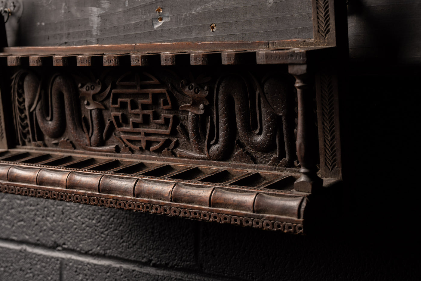 Vintage Dragon Ornamental Pipe Rack – Industrial Artifacts