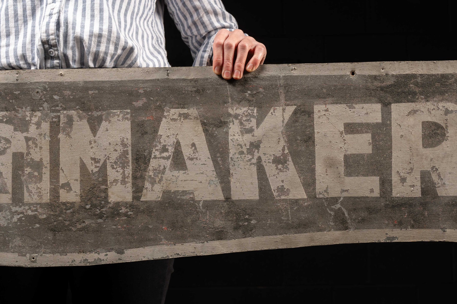 Early Watchmaker Smaltz Sign – Industrial Artifacts