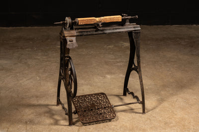 Early 20th Century Children's Foot-Powered Lathe