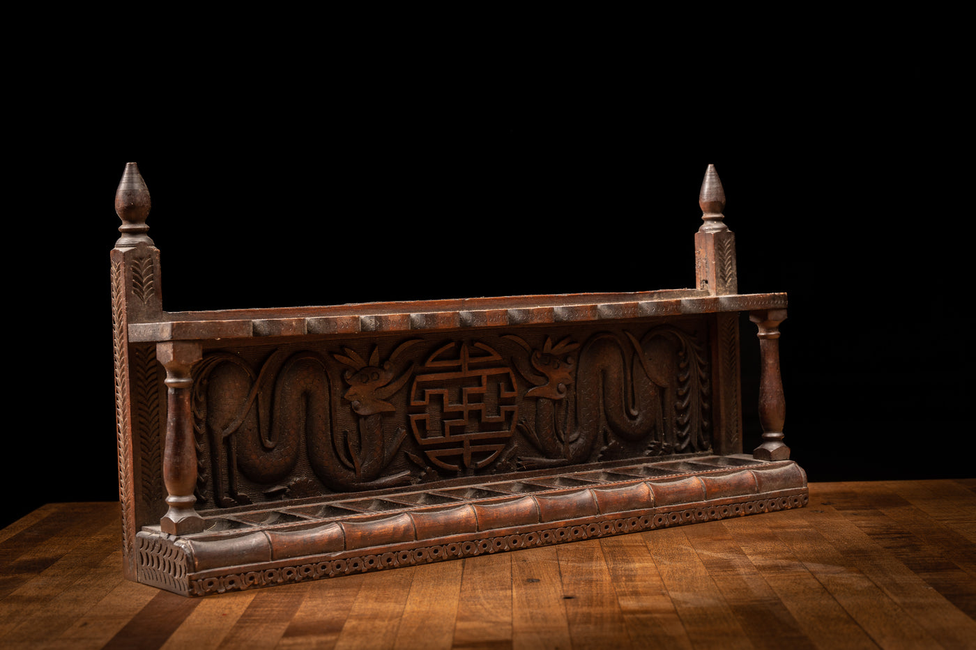 Vintage Dragon Ornamental Pipe Rack – Industrial Artifacts