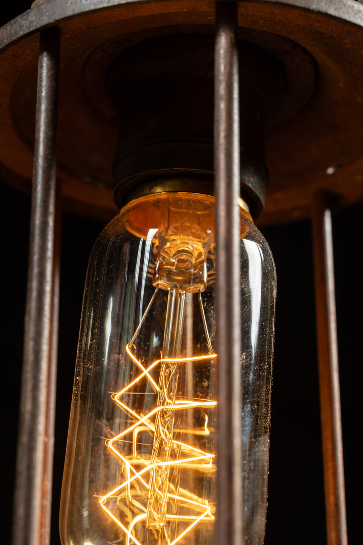 Antique Trouble Lamp with Pulley – Industrial Artifacts