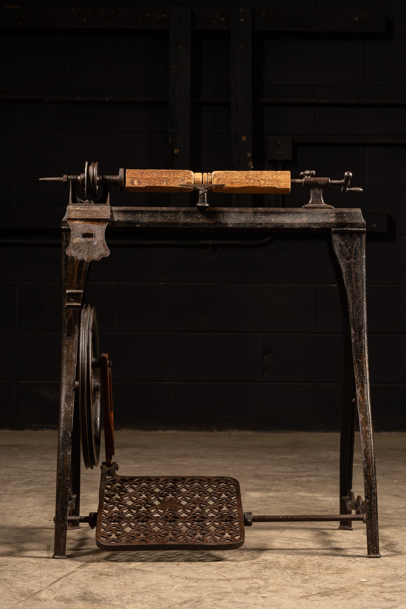 Early 20th Century Children's Foot-Powered Lathe