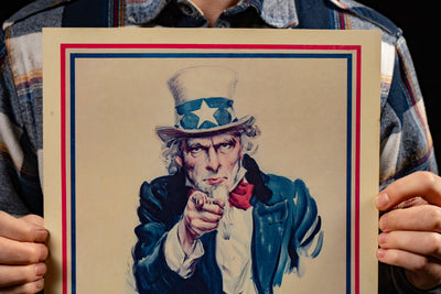 c. 1980s "I Want You" Uncle Sam Poster Reproduction