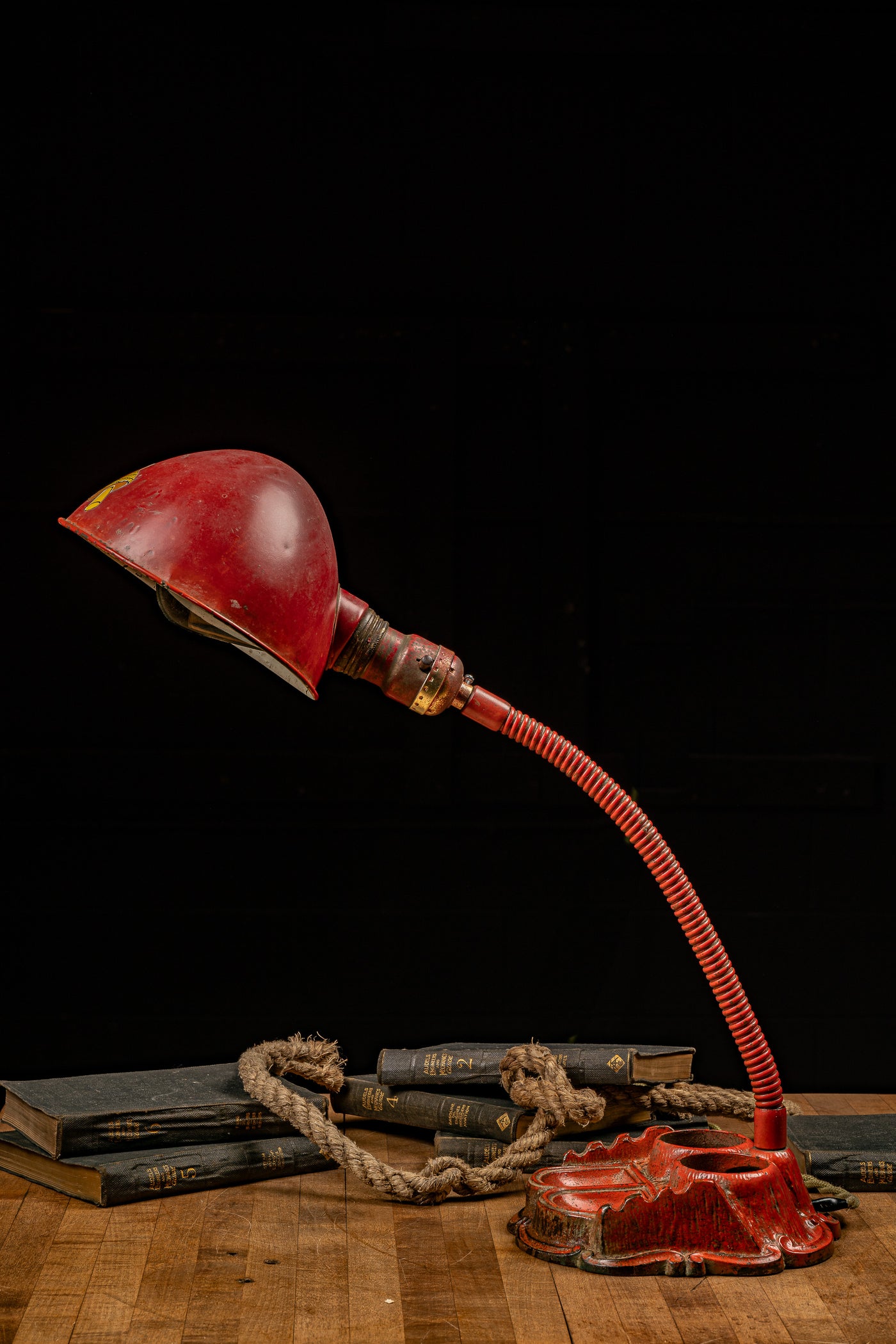 Antique Gooseneck Desk Lamp – Industrial Artifacts