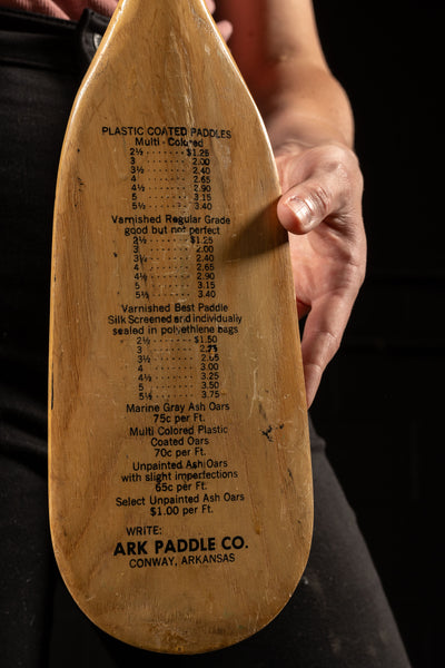 Vintage Wooden Paddle Salesman Sample