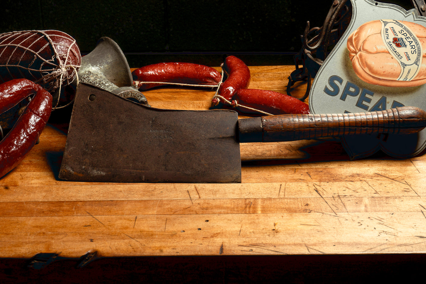 Late 19th Century Meat Cleaver