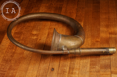 Antique Circular Brass Car Horn