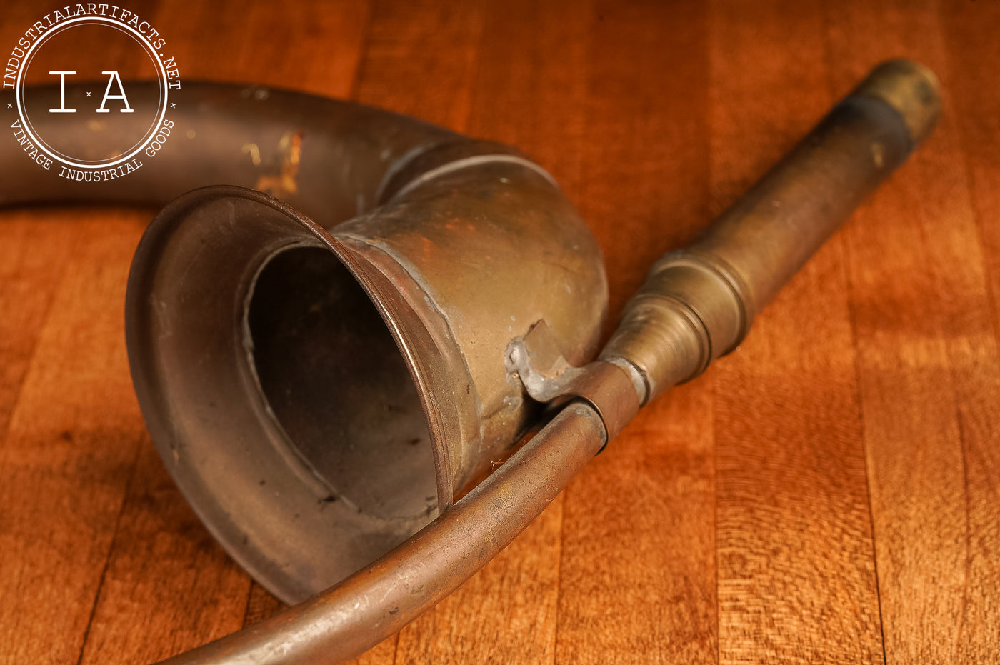 Antique Circular Brass Car Horn