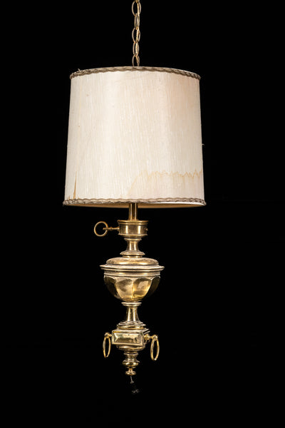 Vintage Brass Swag Lamp