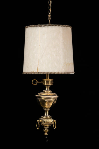 Vintage Brass Swag Lamp