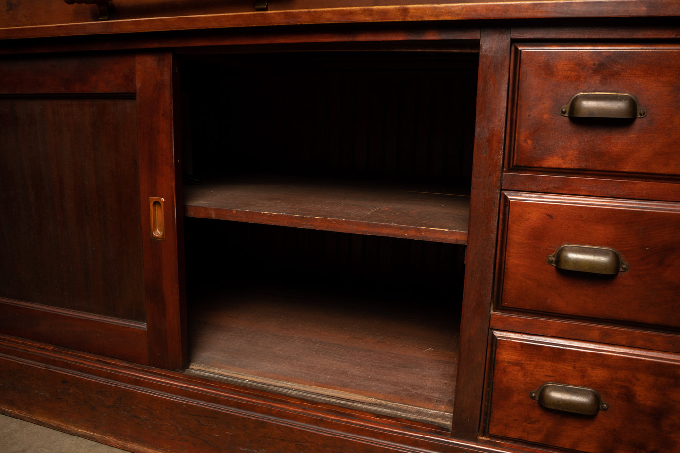 Massive Mercantile Display Cabinet