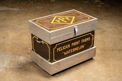 Vintage Pelican Point Farms Chest