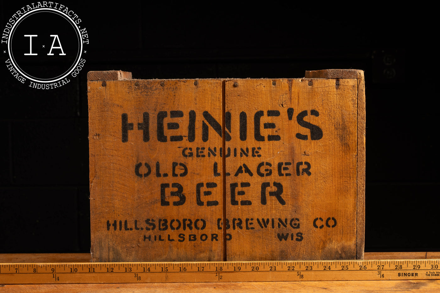 Vintage Heinie's Genuine Old Lager Beer Crate