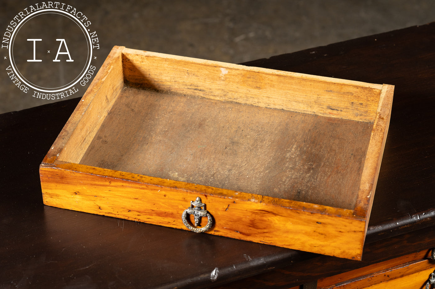 Early 20th Century 16-Drawer Oak Dental Cabinet