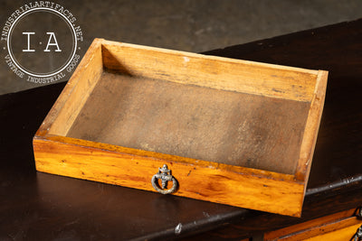 Early 20th Century 16-Drawer Oak Dental Cabinet
