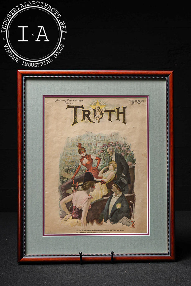 Framed 1893 Truth Magazine Vol. XII, No. 303