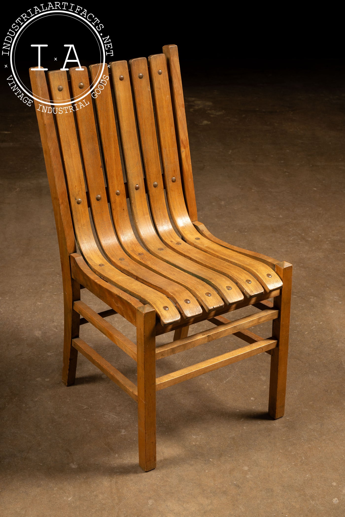 Vintage Oak Bentwood Dining Chair