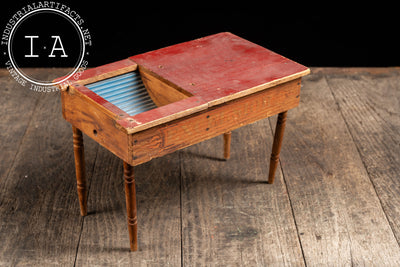Late 19th Century Salesman Sample Wash Bin Table by Excelsior