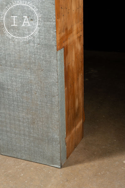 Massive Antique Maple Dry Goods Cabinet