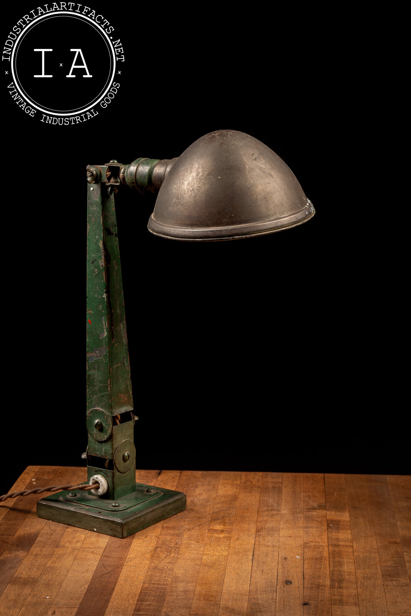 Early 20th Century American Fixture Co. Articulated Task Lamp