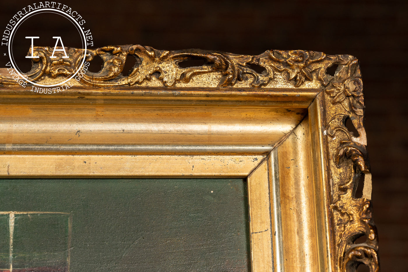 Pipe with Merlot | Framed Oil On Canvas, Signed and Dated