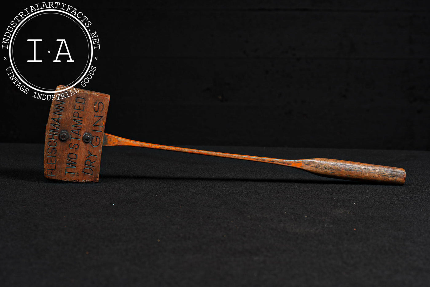 Antique Fleischmann’s Magnolia Whiskey Advertising Bung Hole Hammer