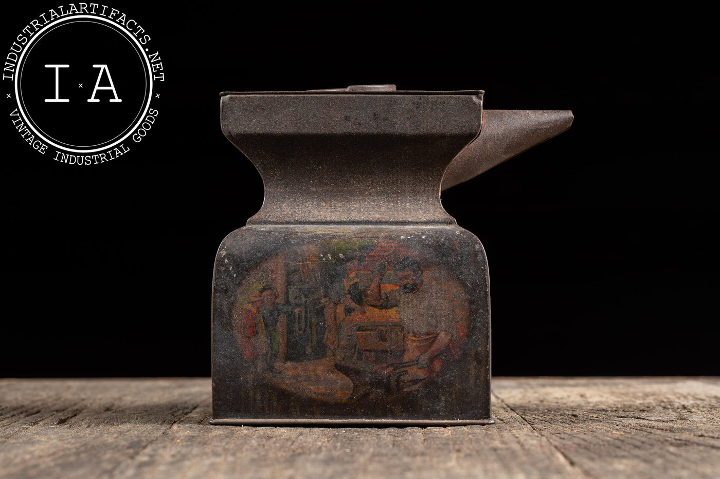 Early 20th Century Macfarlane, Lang Anvil Biscuit Tin